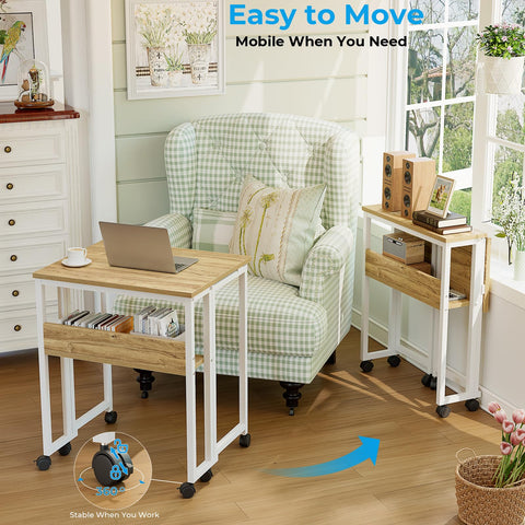 GreenForest folding desk compact folded profile saves space in small rooms