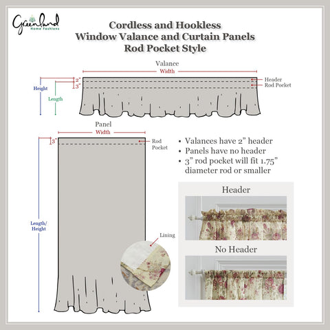 Care-friendly Greenland Home Antique Rose curtain is machine washable