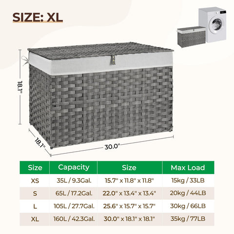 Greenstell basket in bedroom or laundry room keeps things organized