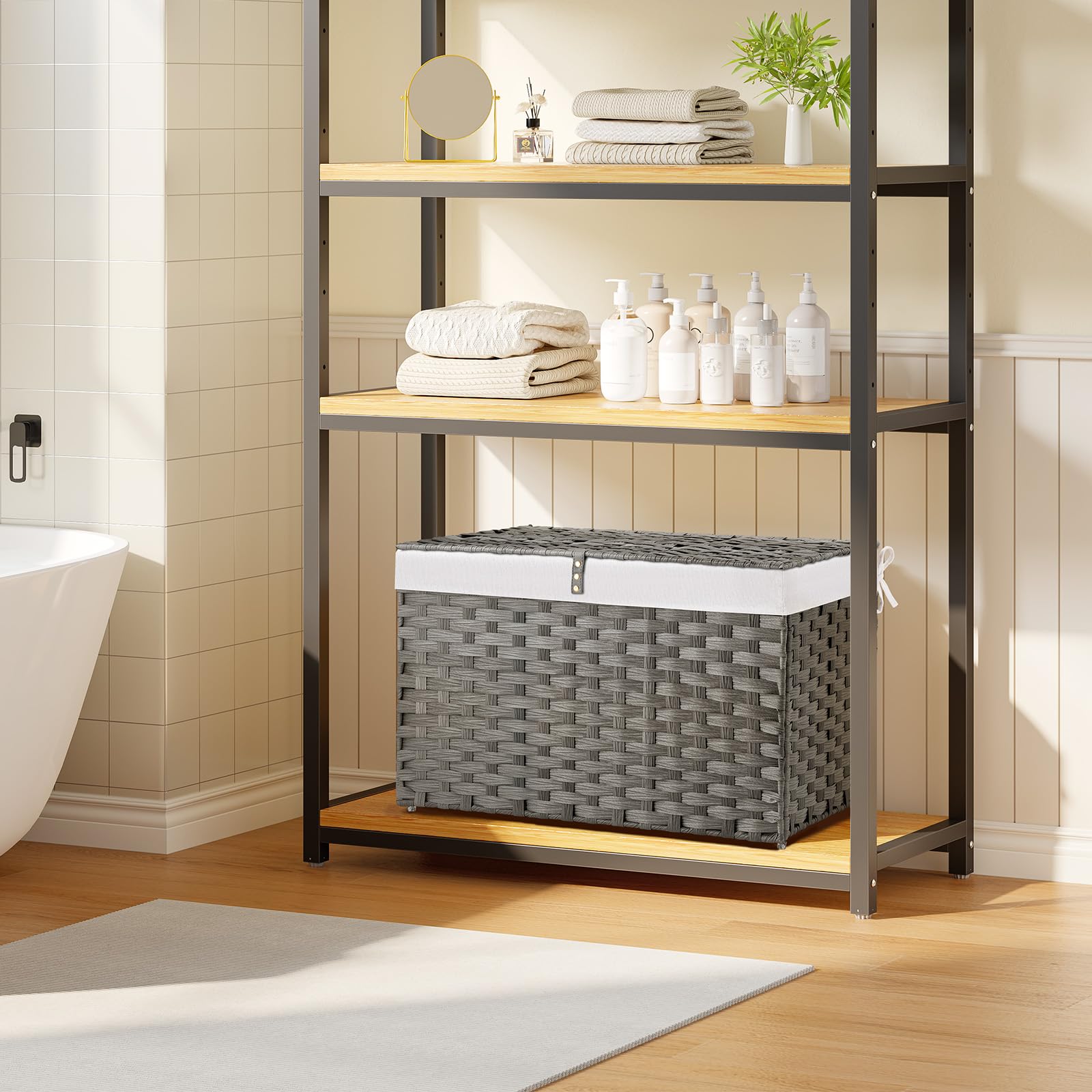 Greenstell foldable basket saves space when not in use
