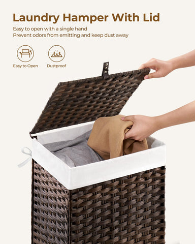 Greenstell handwoven synthetic rattan showcases craftsmanship and water resistance.