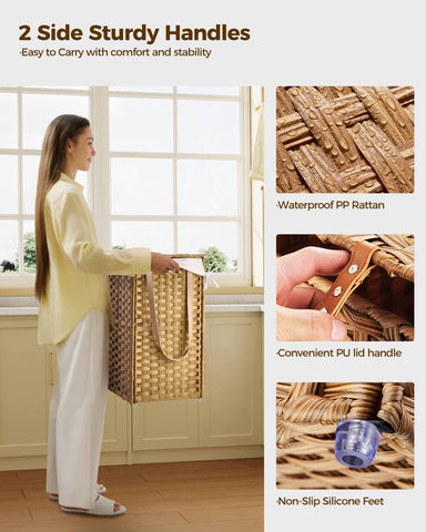 Greenstell detachable liners and hidden lid for easy cleaning