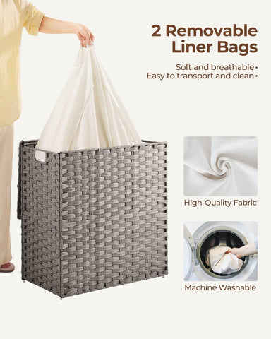 Greenstell foldable laundry hamper saves space when not in use