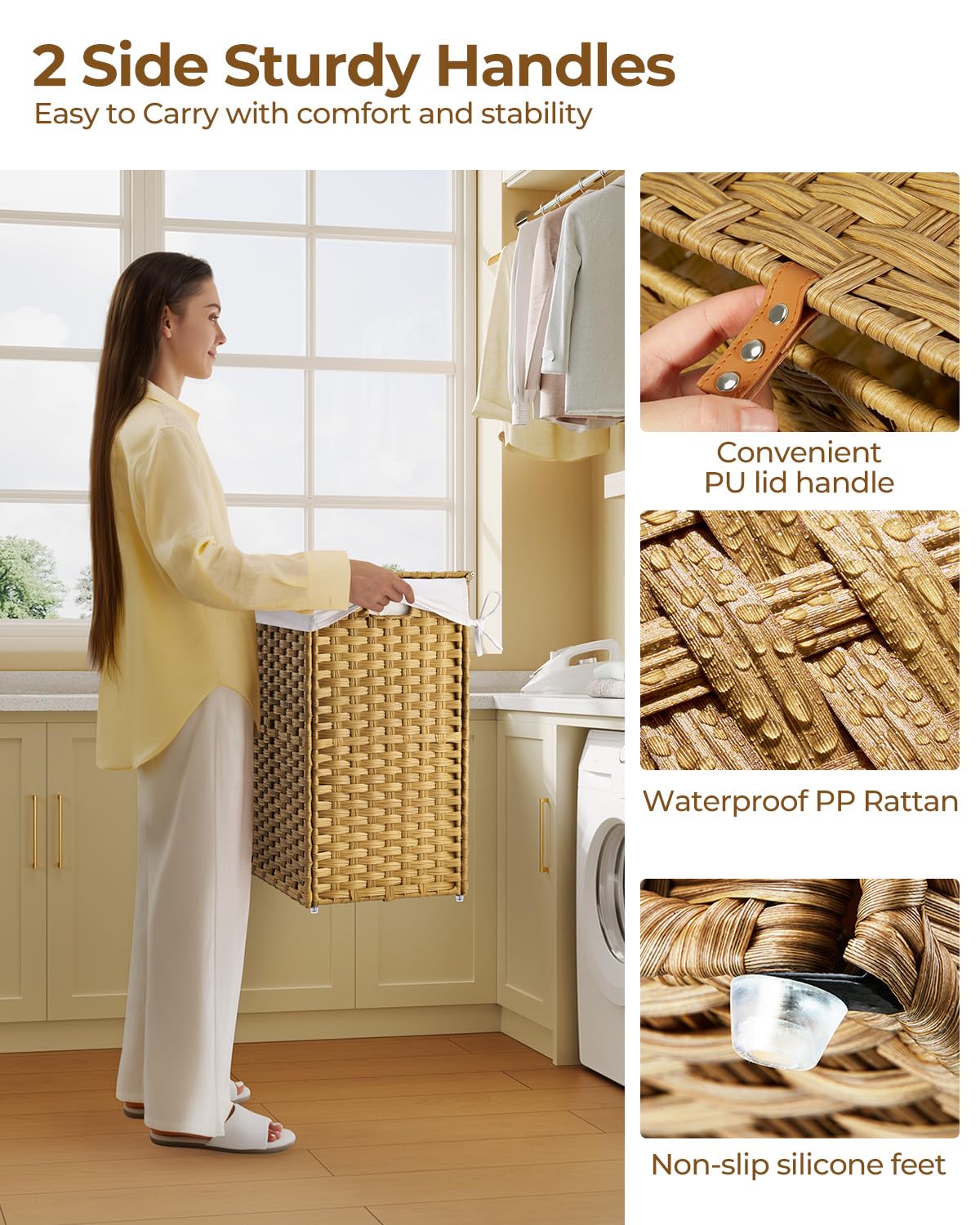Greenstell Hamper includes mesh bags to prevent tangling during wash