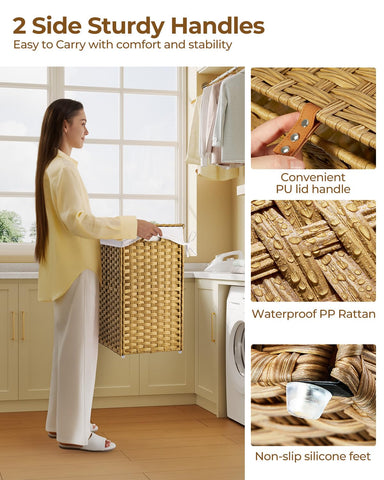 Greenstell Hamper includes mesh bags to prevent tangling during wash