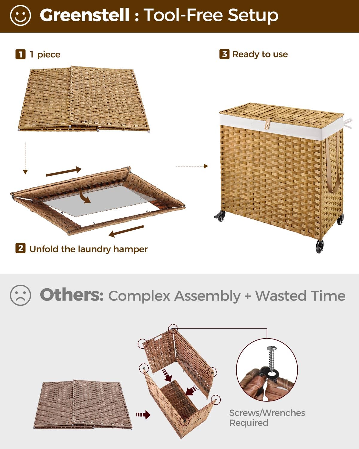 Greenstell waterproof synthetic rattan construction