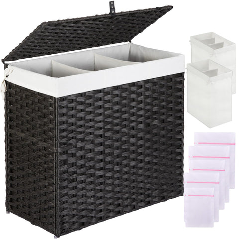 Greenstell laundry hamper with lid for organized storage and odor control.