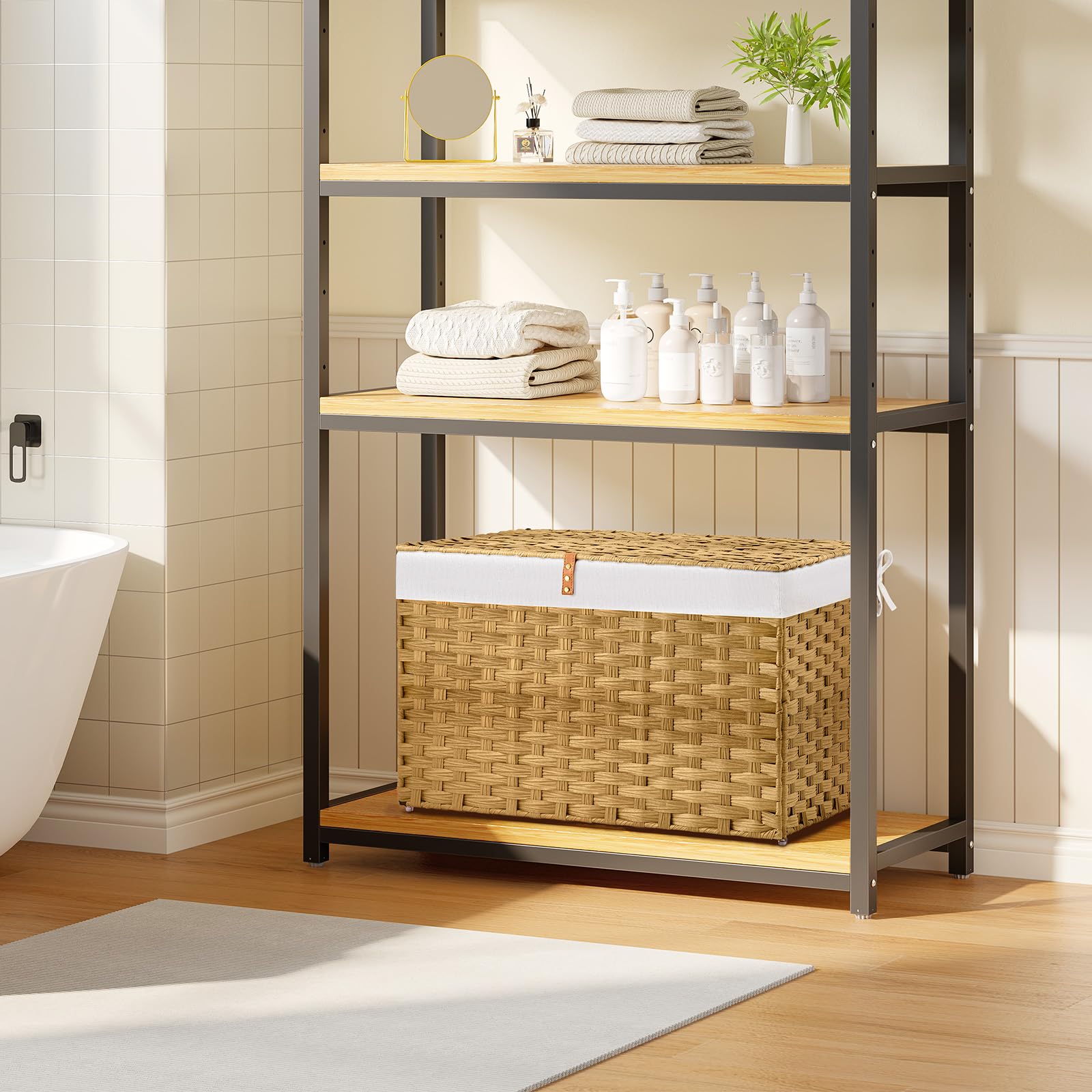 GREENSTELL machine-washable liner bags enable easy cleaning.