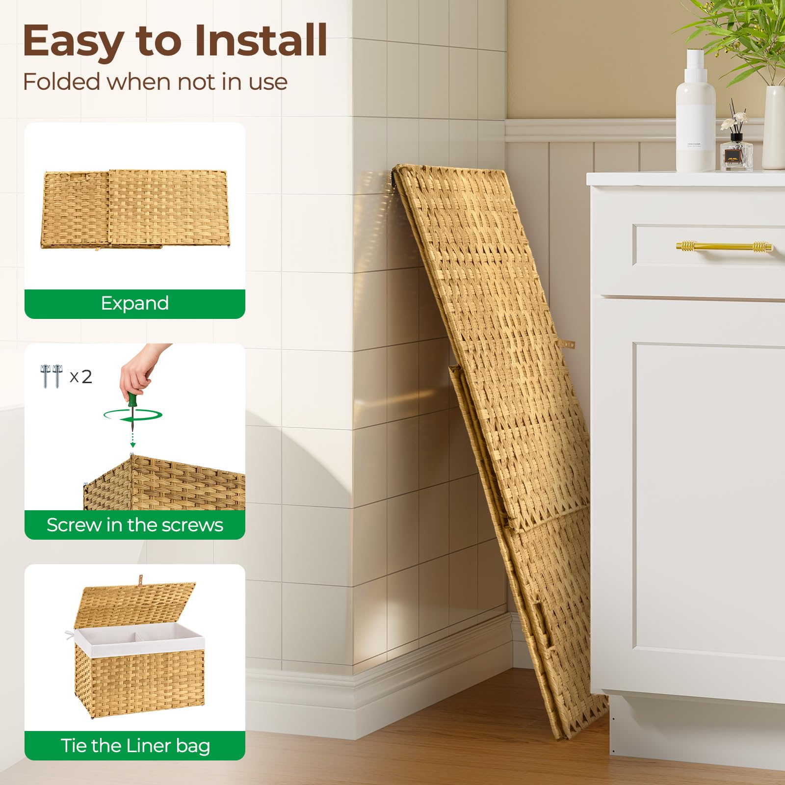 Greenstell storage basket surface is wipe-clean for easy maintenance.