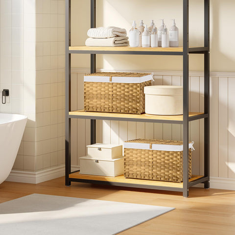 Greenstell storage basket in a room setup illustrating versatile storage use.