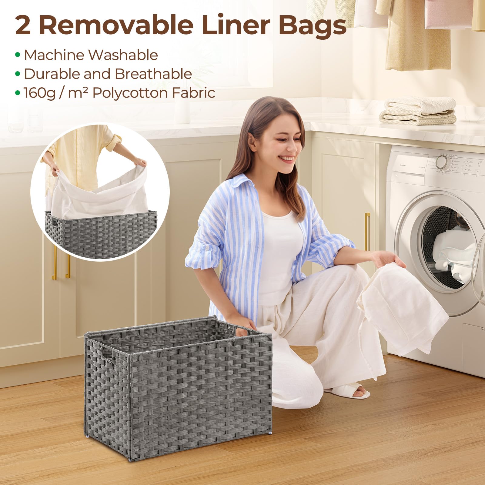 GREENSTELL sturdy metal frame supports up to 44 pounds.