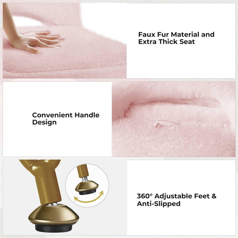 Greenstell easy-assembly vanity stool arrives ready to use in minutes.