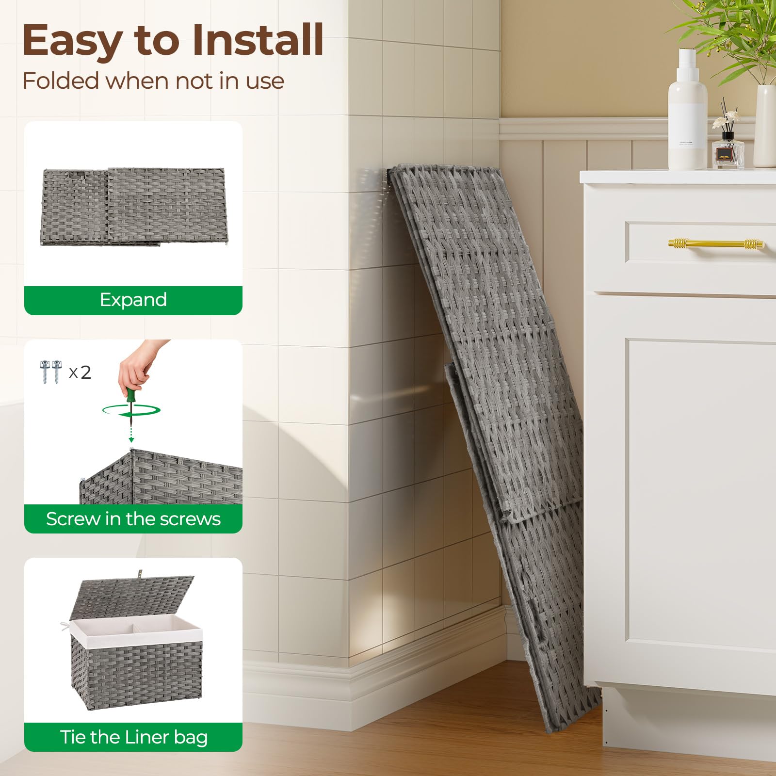 GREENSTELL waterproof surface is easy to wipe clean.