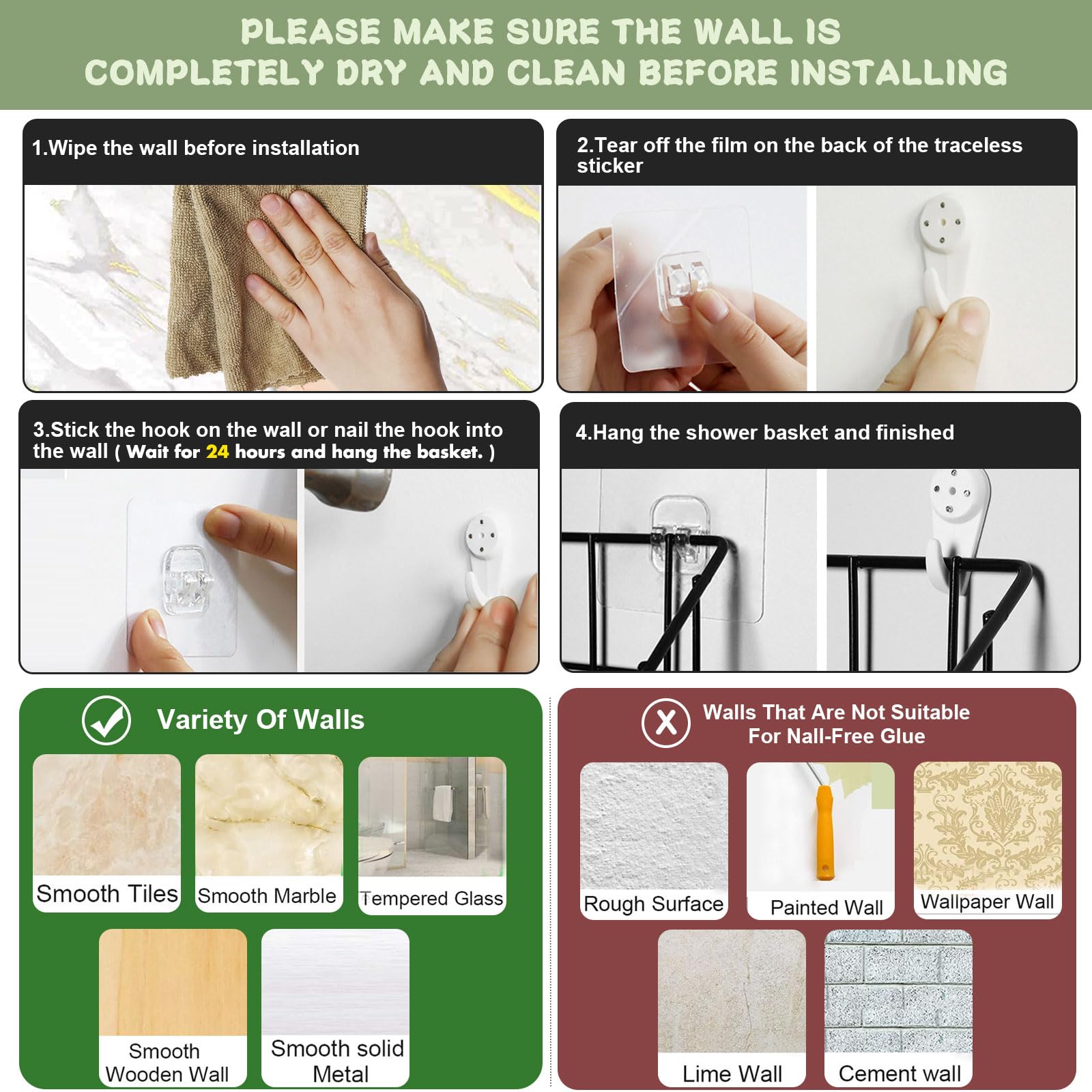 Greentainer versatile storage for bath, shower, and laundry needs.