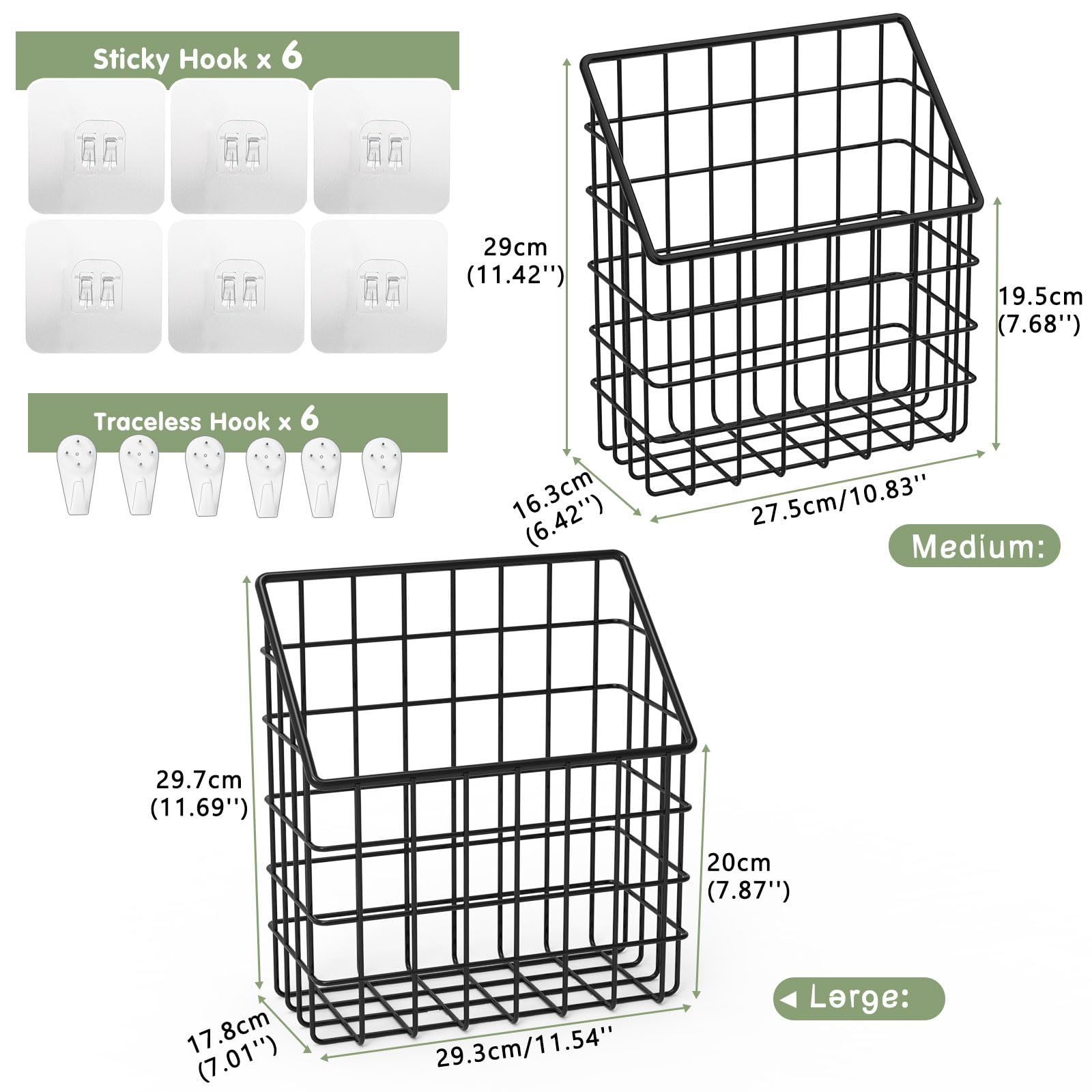 Greentainer wall-mount bath caddy saves shower space and dries quickly.