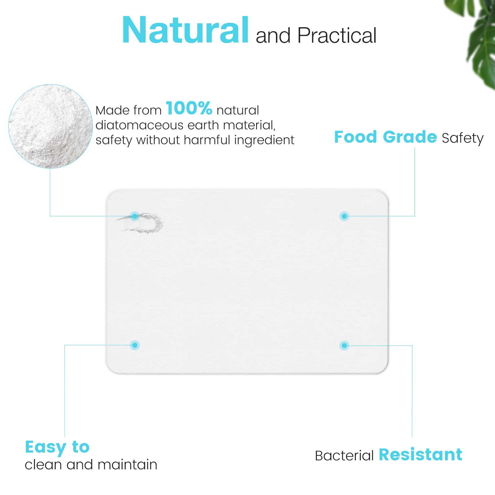 Greenturf diatomite bath mat quick-dry action demonstrated