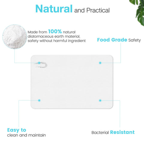 Greenturf diatomite bath mat quick-dry action demonstrated