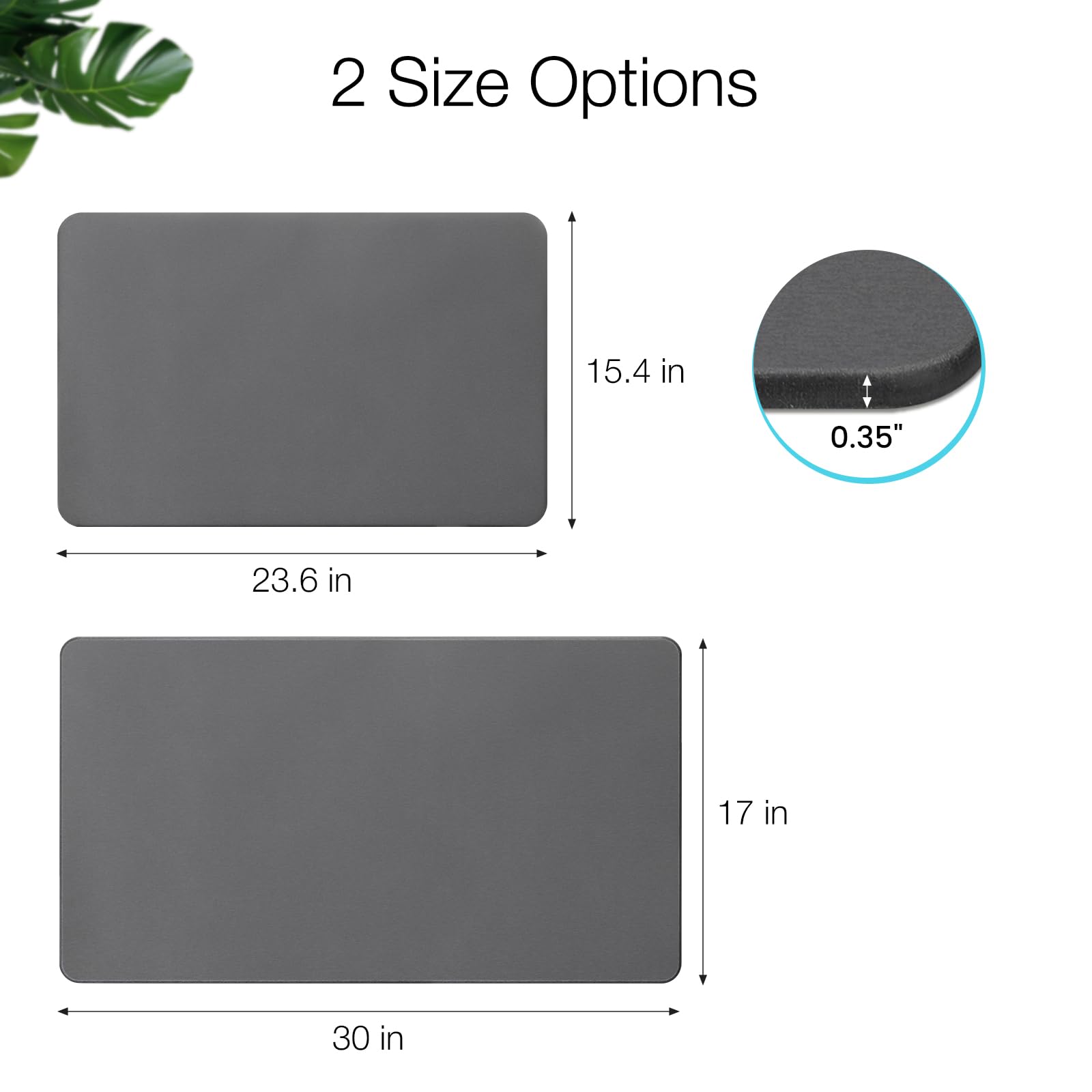 Greenturf diatomite bath mat close-up shows grip and non-slip surface