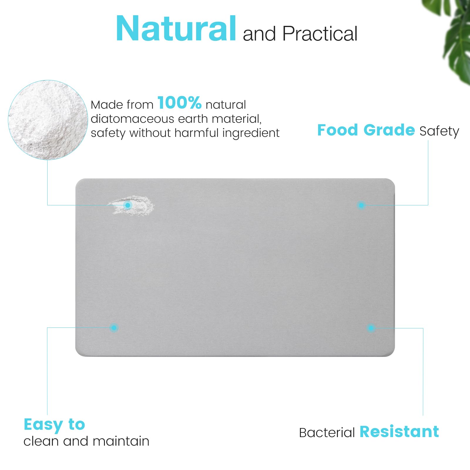 Greenturf eco-friendly diatomite mat supports sustainable bathroom choices