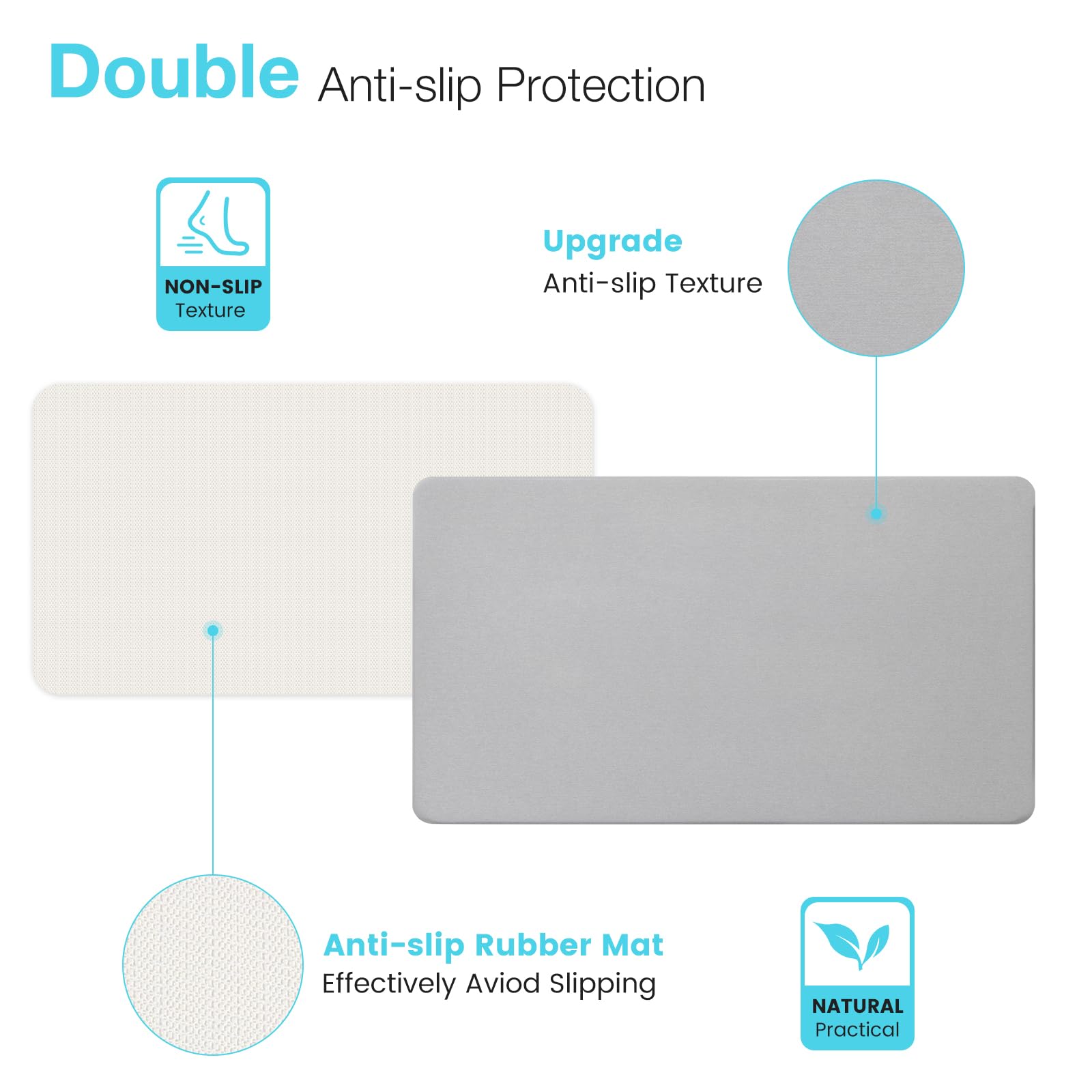 Greenturf minimalist design mat adds calm to modern bathrooms
