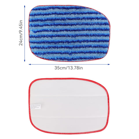 GreeSuit six-pack replacement pads for McCulloch steam cleaners.