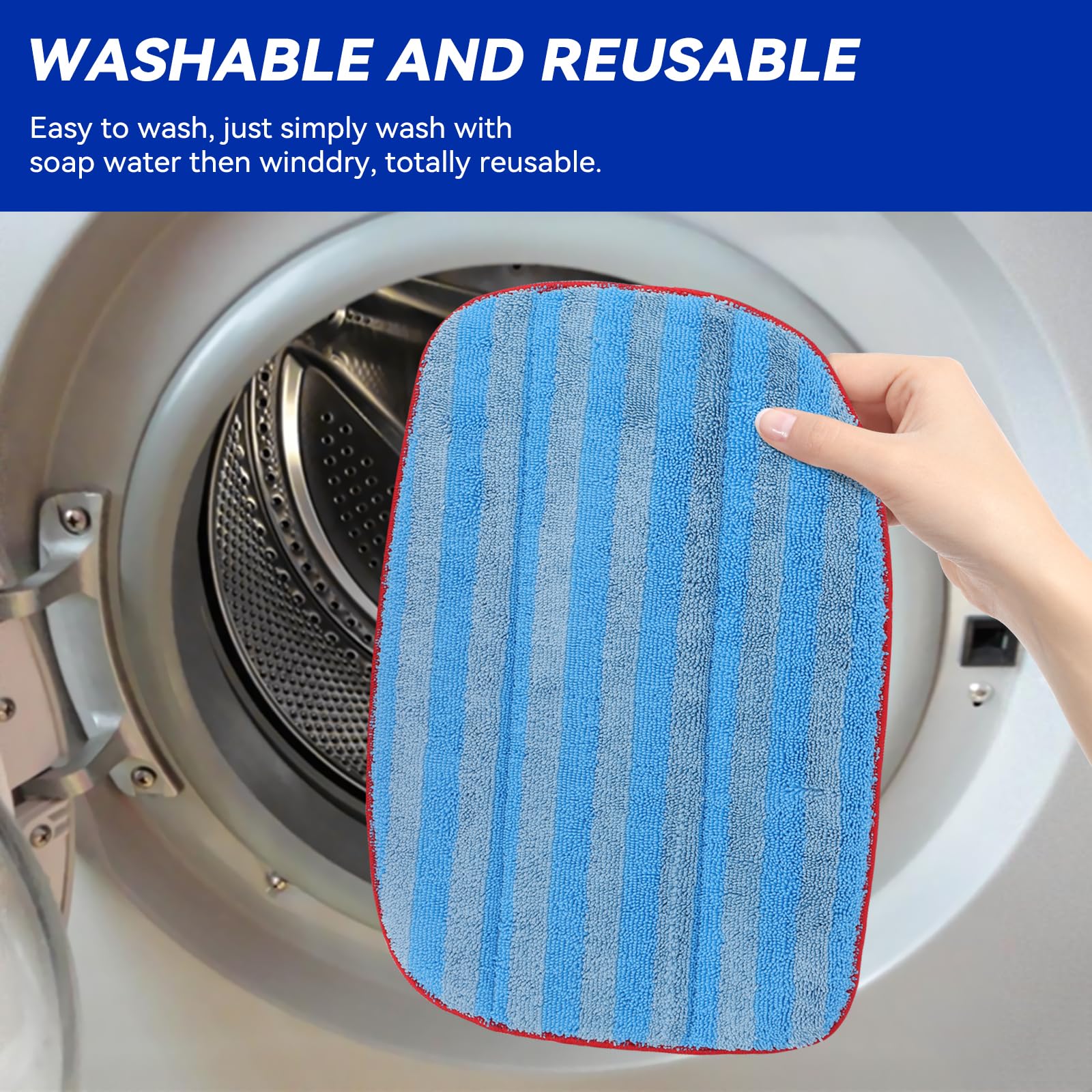 GreeSuit reusable mop pad set for efficient floor care.