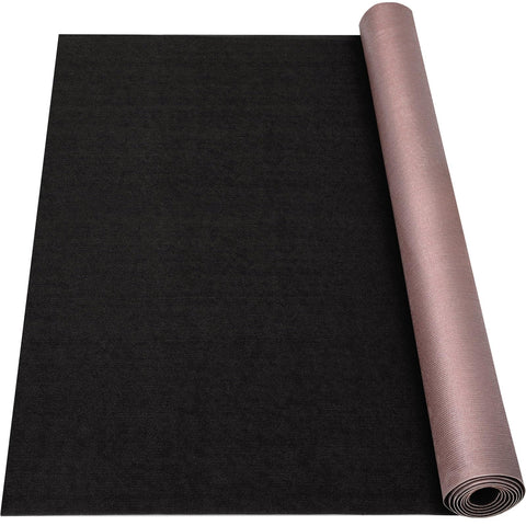 Grefinity Marine Carpet 5x10 black on a deck showing wide coverage and durable finish