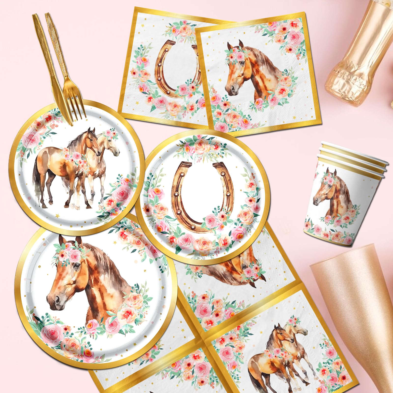 GREHUMOR Cowgirl cupcake toppers decorate desserts beautifully.