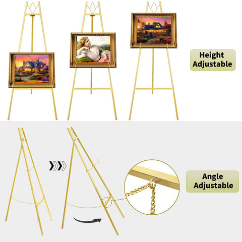 GRENTY multi-purpose easel suitable for weddings, art shows, and promotions