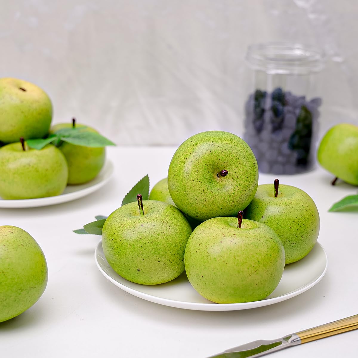Gresorth wedding table centerpiece adds charm without real fruit.