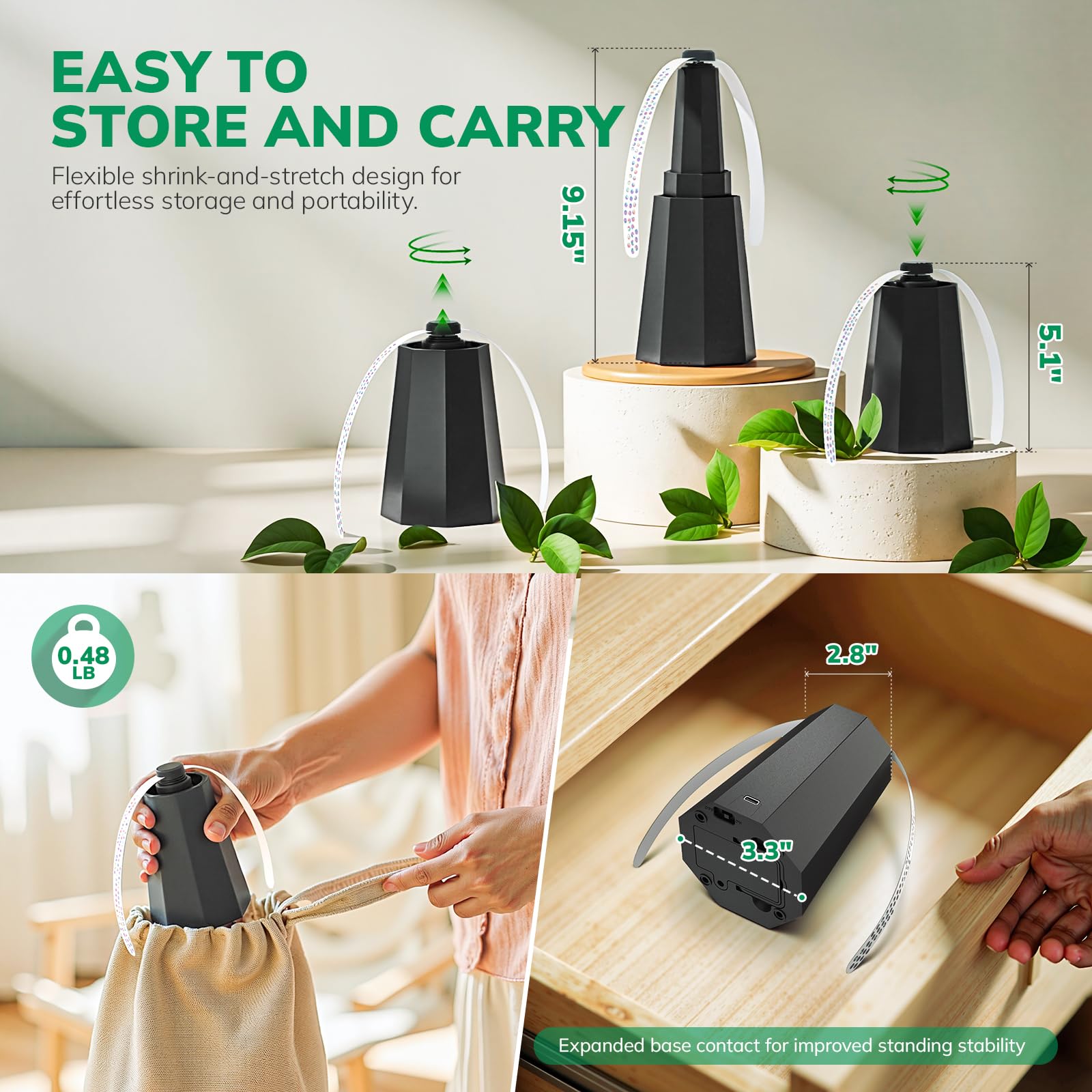 Grete Gotye eco-friendly design suitable for indoor and outdoor use with energy-saving features.
