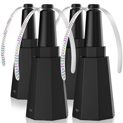 Grete Gotye four-pack fly fans outdoor-ready for al fresco dining, keeping flies away without chemicals.
