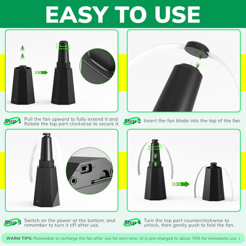 Grete Gotye USB-A to Type-C charging compatibility enables quick recharges for longer outings.
