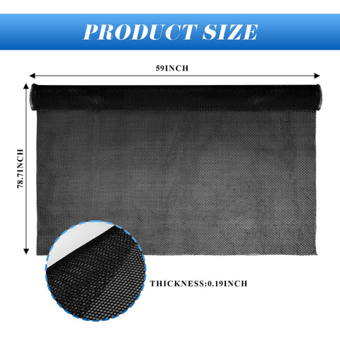 GRETJOB 3D air meshfiber core underlay showing ventilated layers for moisture control.
