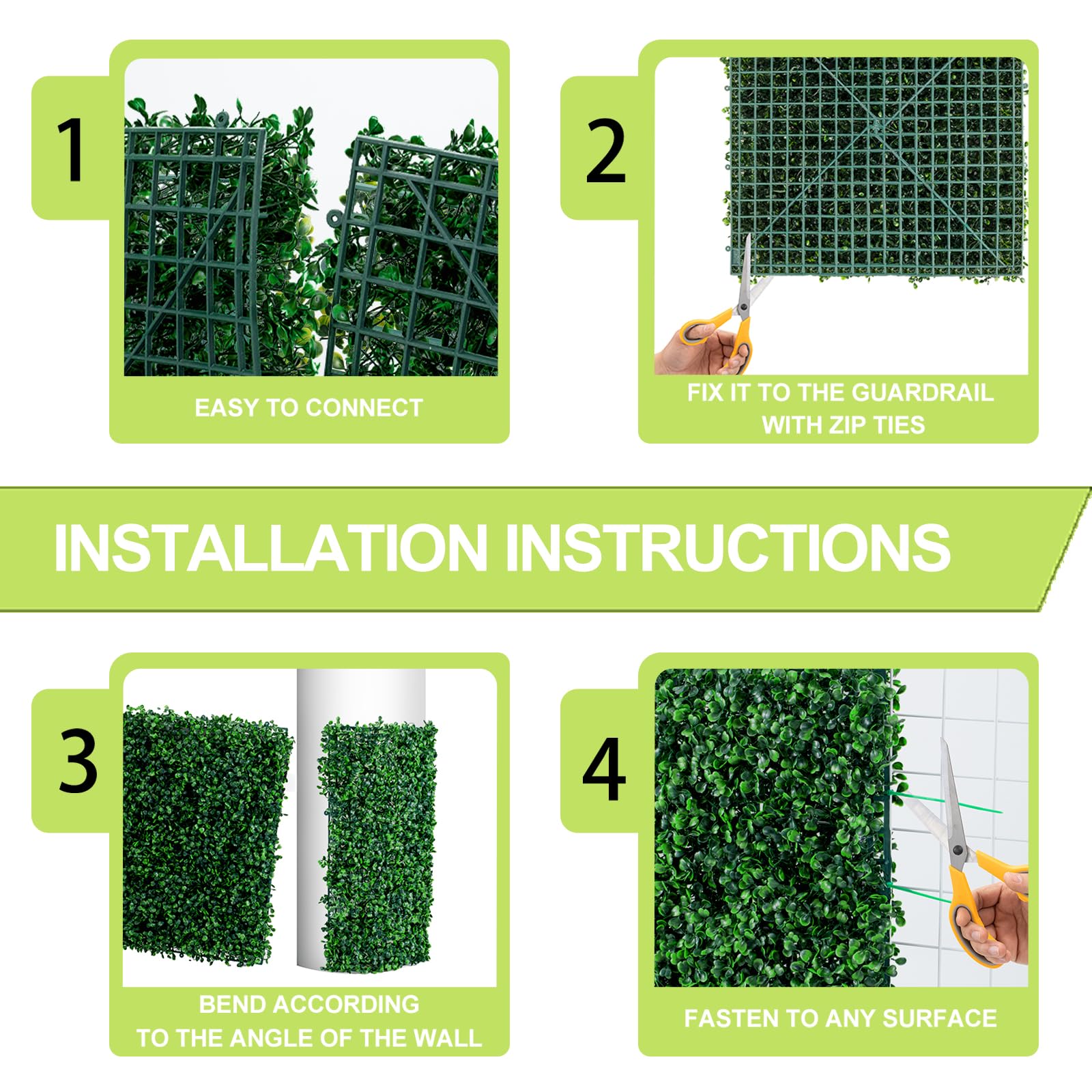 Grewyear wedding greenery backdrop offers elegant event decor options.