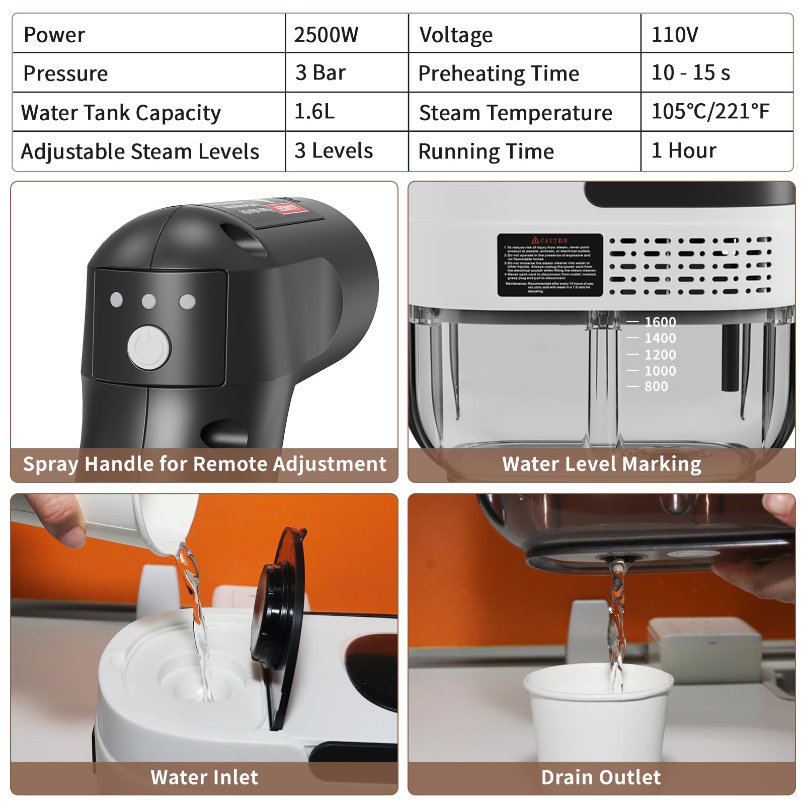 Gribouillage steam cleaner targets bed bugs and upholstery effectively.