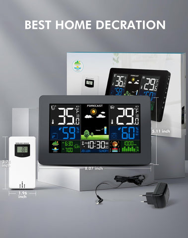 Grilza Weather Station offers flexible power options for reliable daily use.