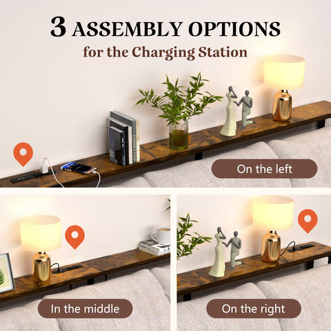 GRLEAF slim design ideal for narrow spaces behind couches.