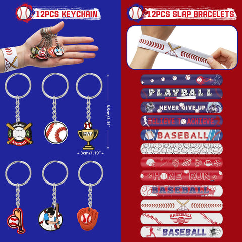 Grneric baseball keychains offer stylish keepsakes guests can treasure.