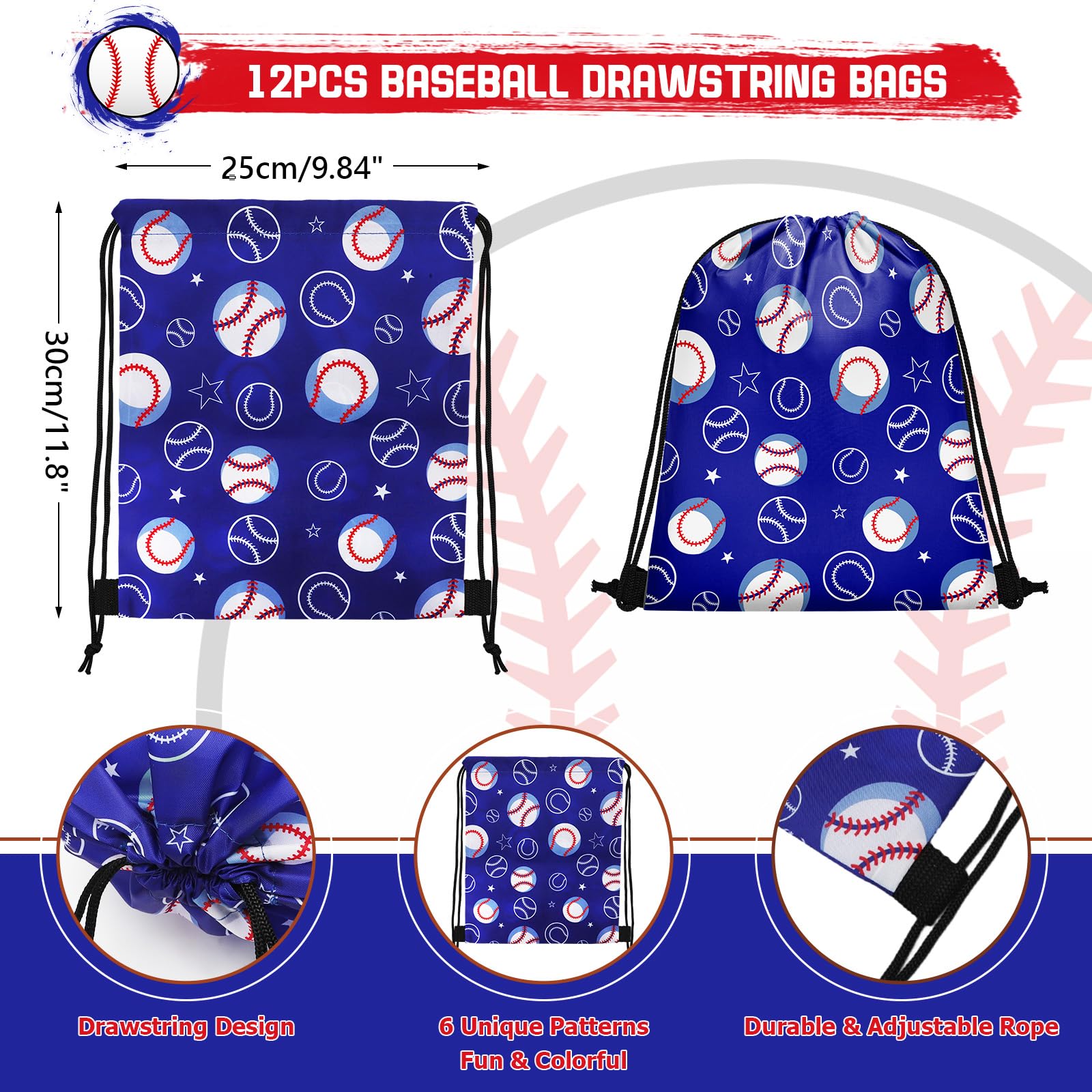 Grneric mini baseballs provide realistic feel and bounce for interactive games.