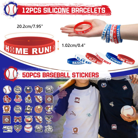 Grneric silicone bracelets add colorful team spirit and durable wear.