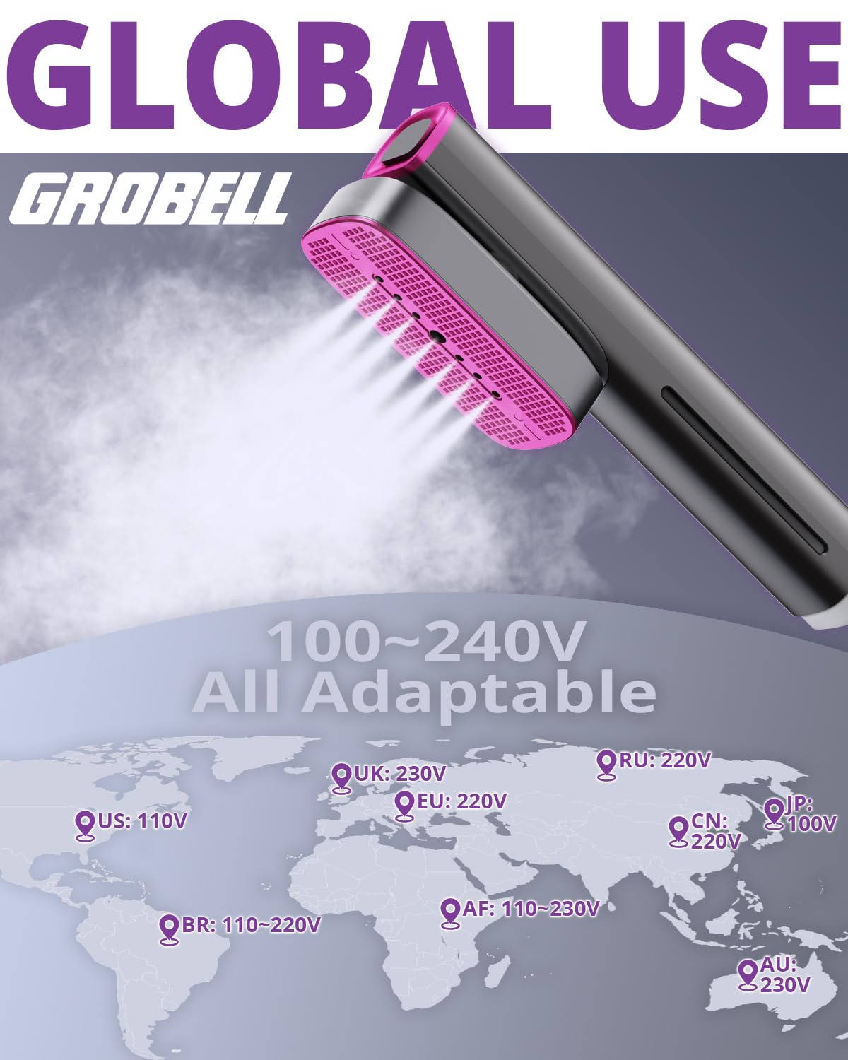 GROBELL steamer in action with a 20-second heat-up.