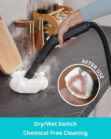 GROBELL steam cleaner on-demand-refill image enables continuous cleaning without downtime.