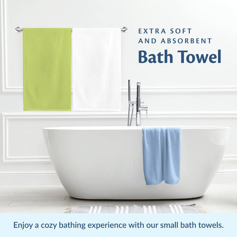 Groko Textiles pastel towel emphasizing high absorbency for quick drying.