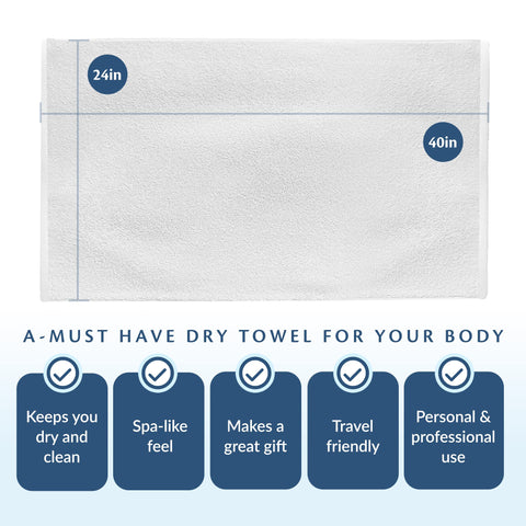 Groko Textiles pastel towel shown for hair-drying use and grooming.
