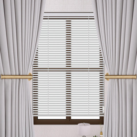 Groleca adhesive curtain tiebacks gold securely hold curtains without drilling.