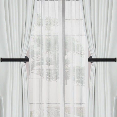 Groleca modern-design curtain holdbacks enhance room style while keeping curtains neatly draped.