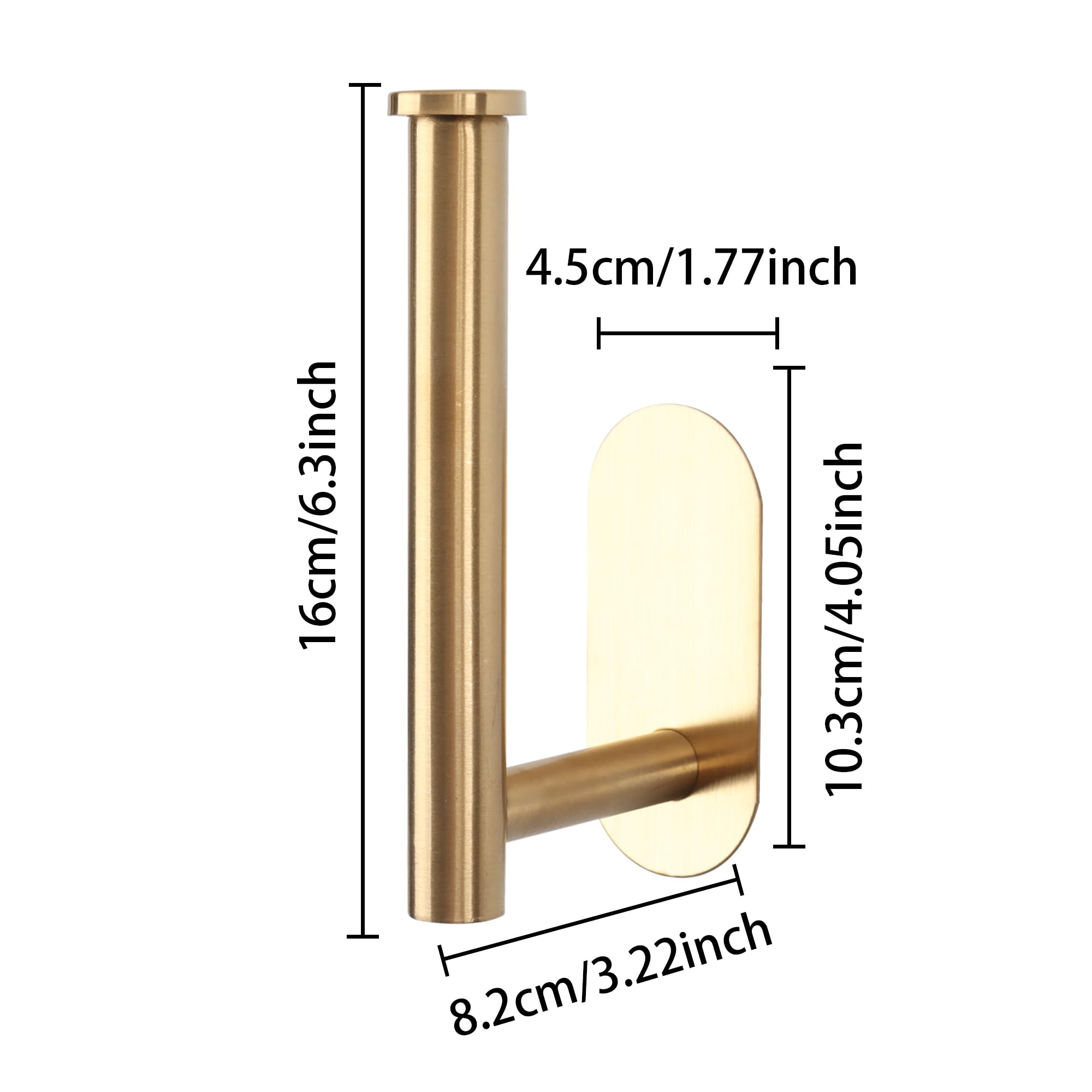 Groleca stainless steel curtain holdbacks gold rust-resistant and durable.