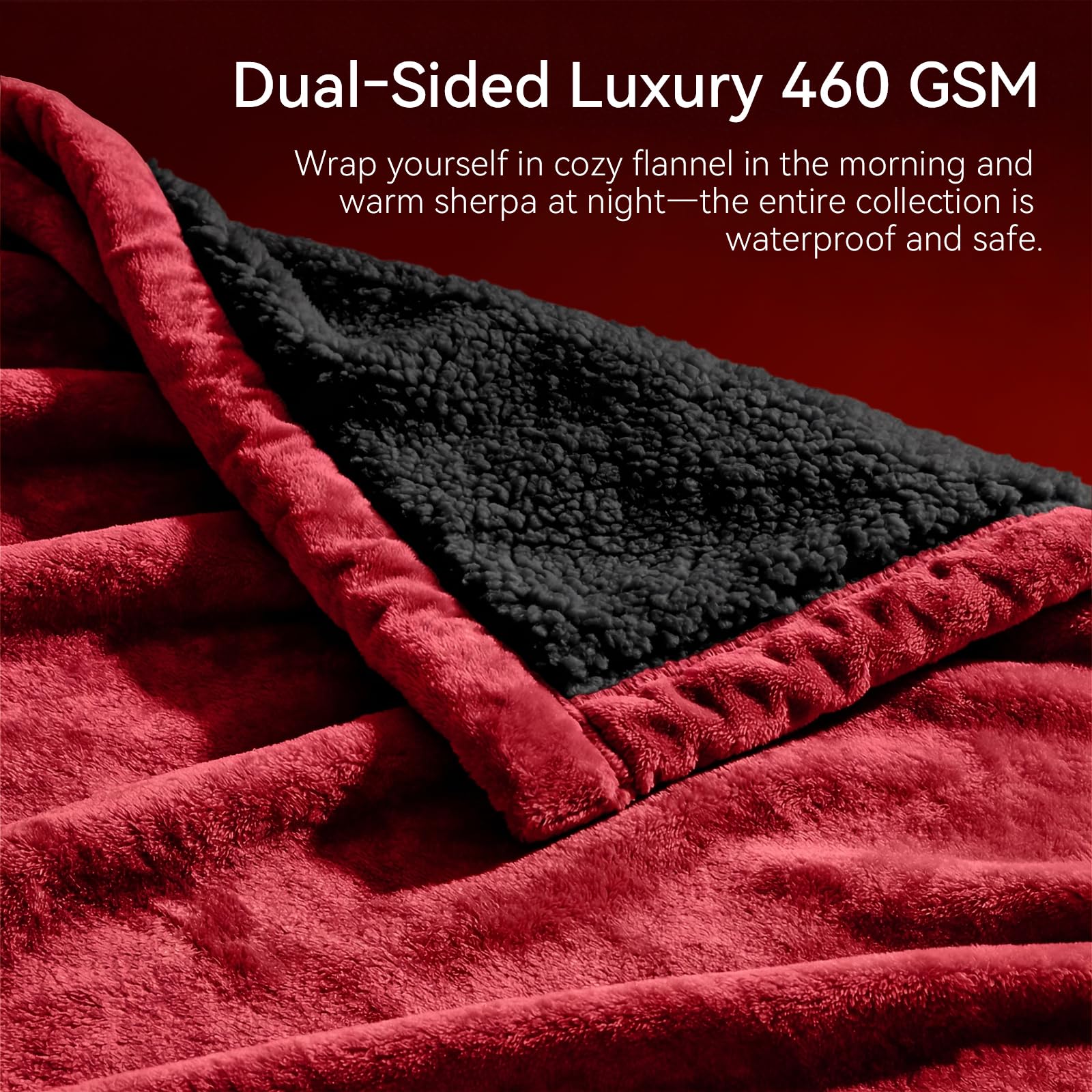 GROOSE travel-friendly blanket folds compactly for hotels and camping.