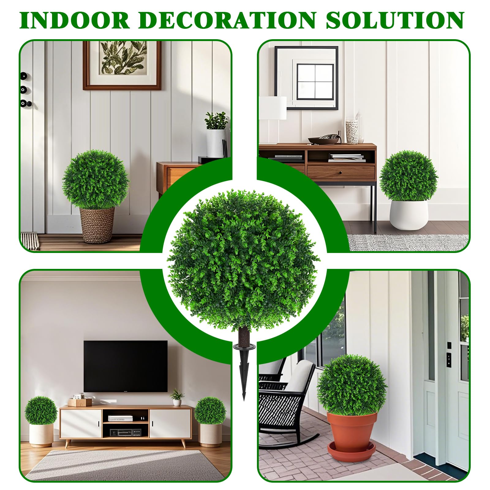 UV-resistant Grooy topiary made of durable PE material